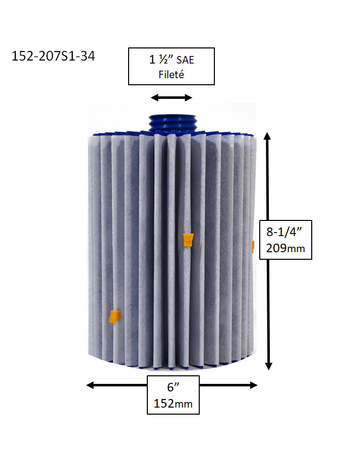 FILTER 152-207S1-34 6CH-940